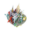 CubicFun 3D puzzle persely - New York, 55 db-os