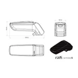 Kartámasz Citroen C3 Aircross 2021-2024 Armster Standard, textil
