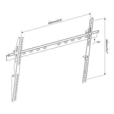 Vogel's M43010 Fali konzol LED, LCD és plazma TV-khez