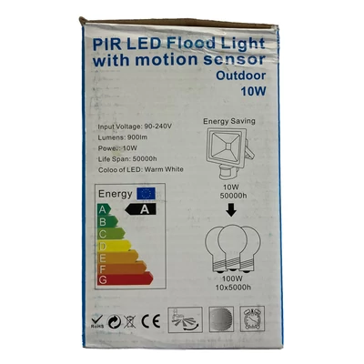 Luxray LED reflektor mozgásérzékelővel, 10W