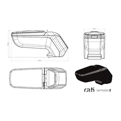 Kartámasz Citroen C-Elysee 2012-2023 Armster II. Fekete