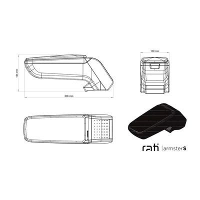 Kartámasz Citroen C3 Aircross 2021-2024 Armster Standard, textil