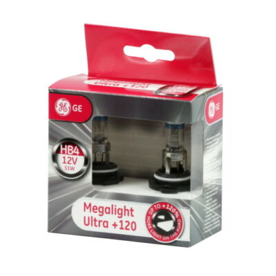 GE Megalight Ultra +120% HB4 53070SNU autó izzó, 2db/csomag
