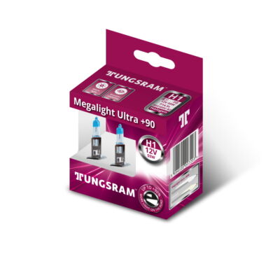 Tungsram Megalight Ultra +90% H1 50310XU autó izzó, 2db/csomag