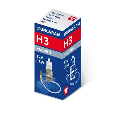 Tungsram izzó 12V 55W H3 PK22s 50340U